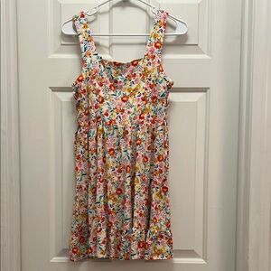 Floral Sleeveless Scoop Neck Ladies Sun Dress.